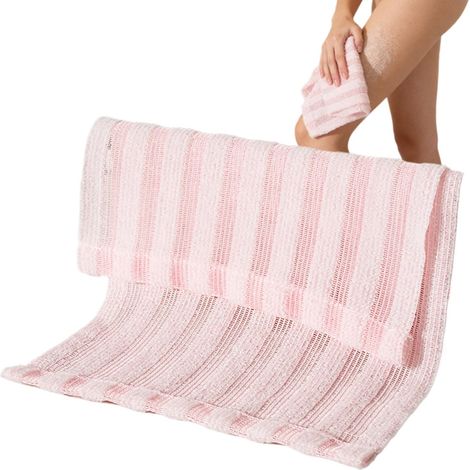 Langes tiefenreinigendes Badetuch mit Schaum Duschhandtuch