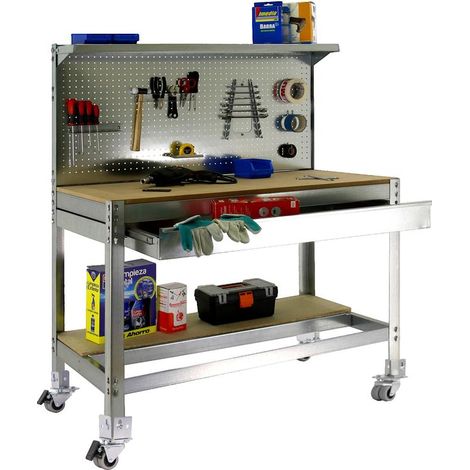Simonrack BT3 Box banco da lavoro robusto in metallo e legno