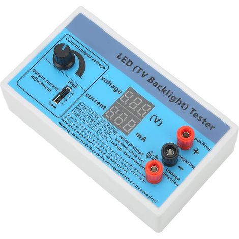 Probador de retroiluminación de TV, ahorra tiempo. Detector de reparación de tiras de LED con aislamiento para evitar que se quemen. Protección profesional y segura para las perlas de las lámparas (en (1/5)