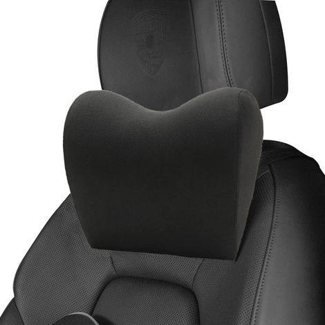 Car Neck Pillow, Car Headrest, Memory Foam Car Seat, Breathable, Removable and Washable, Black (C) (1/5)