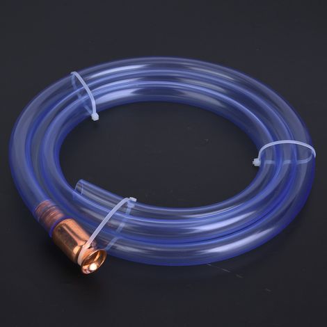 Tuyau de siphon à secouer pour carburant, essence et eau, auto-amorçant, antistatique, transparent, en PVC, 1,8 m x 1,3 cm (13 mm) (1/5)