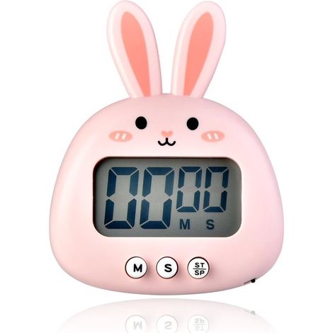 Digitaler Küchentimer – Magnetischer, faltbarer Timer mit Display – Küchenstoppuhr und Timer zum Backen und für die Schule (1/5)