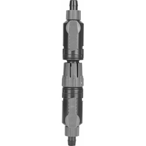 Doppelsteuerventil für Aquarien – Modell K-12/16 mm mit Schnellanschlussschlauch