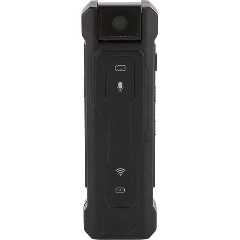 Caméra corporelle portable 1080p avec enregistrement vidéo et audio, fonction alarme, objectif rotatif à 180°, idéale pour la maison, l'extérieur et les forces de l'ordre. (1/5)