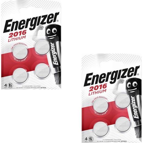 .8 piles Energizer CR2016.
