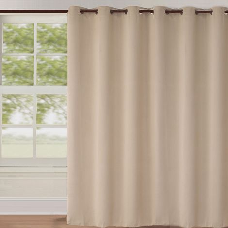 Homemaison – Rideau occultant 240x260 cm – 100% polyester – 260 g/m² – 12 oeillets ronds – Cachet intérieur