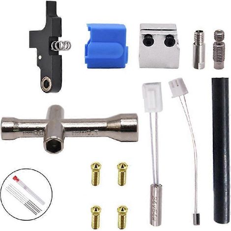 Hier ist ein Vorschlag für einen französischen Produkttitel, SEO-optimiert und unter Einhaltung der Zeichenbegrenzung von 190 Zeichen: Silikondüsen- und Hals-Kit für Sidewinder X1 Genius 3D-Extruder -