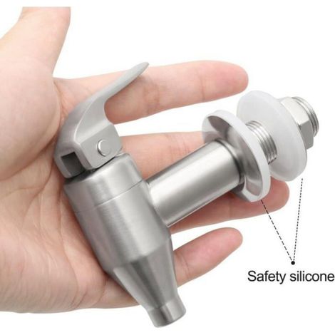 Robinet Fontaine à Eau Acier Inox, Distributeur Boissons/Bière, Remplacement Maison Fête (1/4)