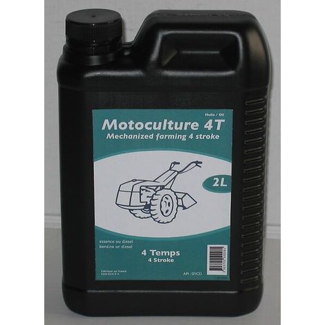 Huile 4 Temps Motoculture 2 Litres – Lubrifiant Moteur pour Tondeuse, Motoculteur, Tracteur Tondeuse – Anti-Corrosion (1/2)
