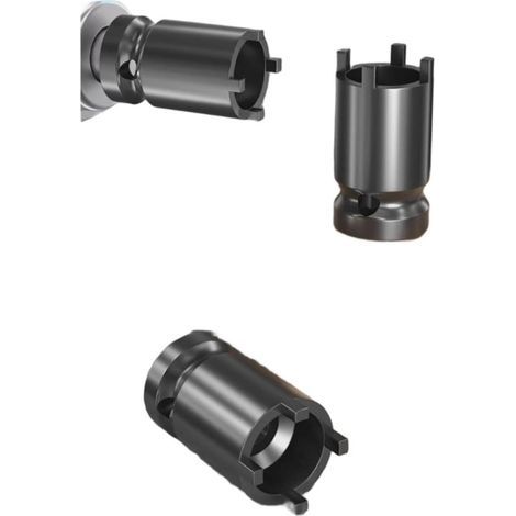 4-Zahn-Metall-Winkelschleifer-Muttern-Set für schnellen Scheibenwechsel, geeignet für elektrische Schraubendreher und die meisten Winkelschleifer (1/5)