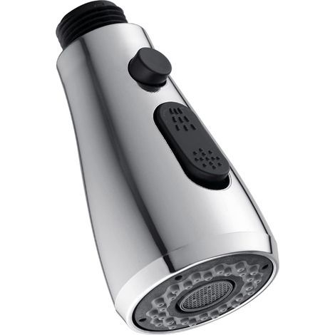 Kitchen Faucet Pull-Out Sprayer with 3 Modes and Pause Button, Chrome, G1/2 Connection for Mixer Tap (1/5)