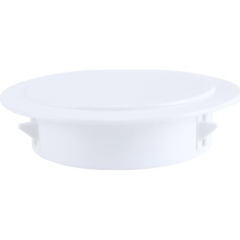 Bouchon décoratif pour Trou de climatisation, diamètre extérieur de 120 mm, Embout de Tuyau pour Protection de Tuyau, Insert de Verrouillage Circulaire en Plastique Blanc (1/5)
