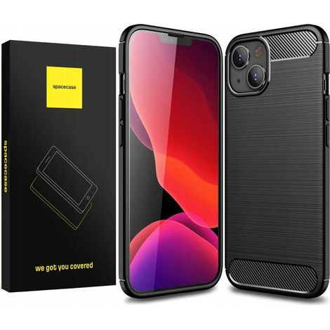 Coque Spacecase Carbon pour iPhone 14 Plus noire (1/5)