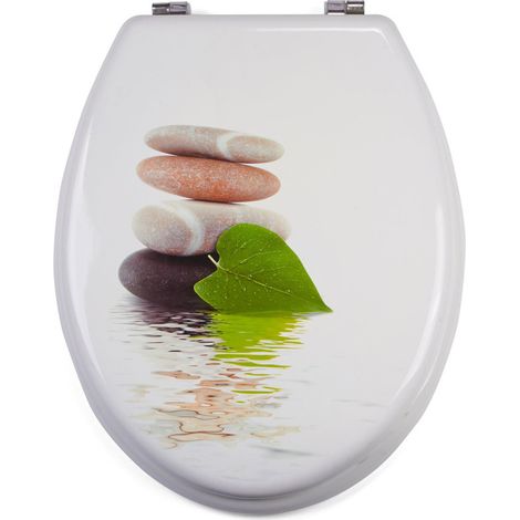 Abattant Wc Mdf Lingga Blanc Vert - M S V