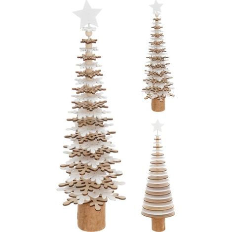 Albero di Natale in legno 40 cm Assortito PERAGA CHRISTMAS