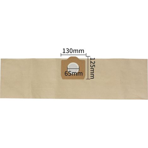 Papierstaubbeutel, kompatibel mit den Kärcher Staubsaugern NT20, NT25, NT30, MV1, MV3 und WD3 (1/4)
