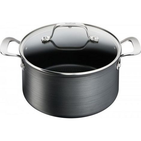 Tefal Unlimited Premium casseruola grigia 24 cm 5 L