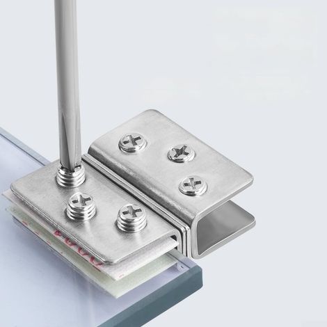 Glass Shelf Bracket, Non-Slip, 5-10mm Shelf Bracket (A) (1/5)