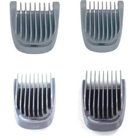 Sabots de 1, 3, 5 et 7 mm compatibles avec les tondeuses Philips Norelco Multigroom MG7710, MG7715, MG7720, MG7730, MG7735, MG7745, MG7750 et MG7770 (1/5)