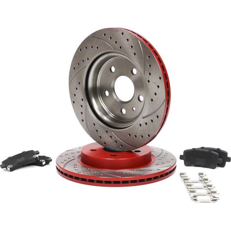 JUEGO DE DISCOS Y PASTILLAS DE FRENO TRASEROS CHEVROLET OPEL SAAB 2 uds. (1/5)