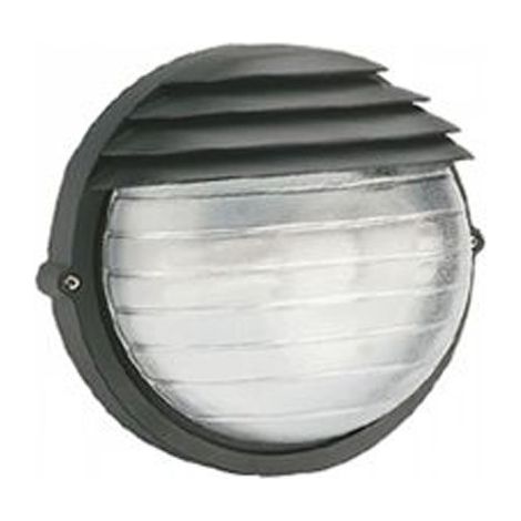 Lampada Applique Tonda Grande Colore Nero per Esterno Linea Palpebra Sovil (1/7)