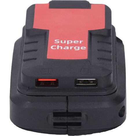 Adaptateur chargeur de batterie pour outils électriques, double sortie USB, batterie lithium-ion 18V BL1850 avec port de charge rapide. (1/5)