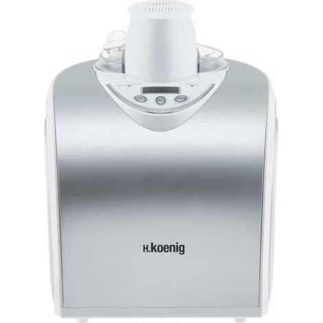 Hkoenig – Turbine à glaces 1L – Préparation rapide 30-40min – Affichage numérique – Cuve aluminium amovible – 135W (1/3)