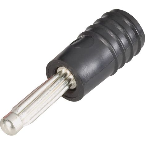 Schnepp ÜS 4020 sw Übergangsstecker Stecker 4 mm - Buchse 2 mm Schwarz 1 St.