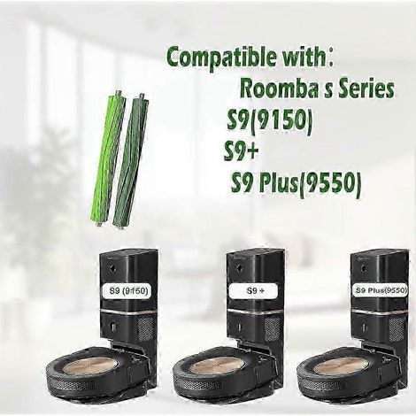 Cepillo de rodillo de repuesto para aspiradora iRobot Roomba S9 S9+ Serie S (9150 9550) Edición 0923 (1/4)