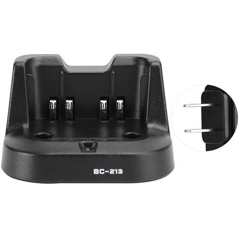 Chargeur Batterie BC213 pour Radio ICOM ICV88 ICF1000 ICF2000 Prise EU US 100-240V (Prise Américaine) (1/5)