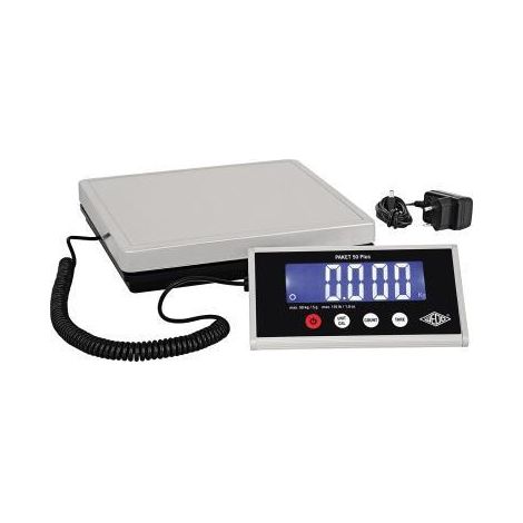 Paketwaage ® PAKET 50 Plus 5 g 50kg mit Netzanschluss (1/2)