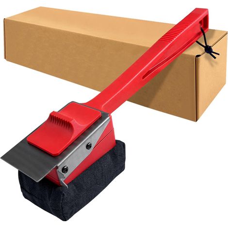 Brosse de barbecue 4 en 1 sans poils métalliques avec spatule en acier inoxydable et tête de brosse remplaçable pour barbecue à gaz, barbecue au charbon de bois, barbecue sphérique (1/5)
