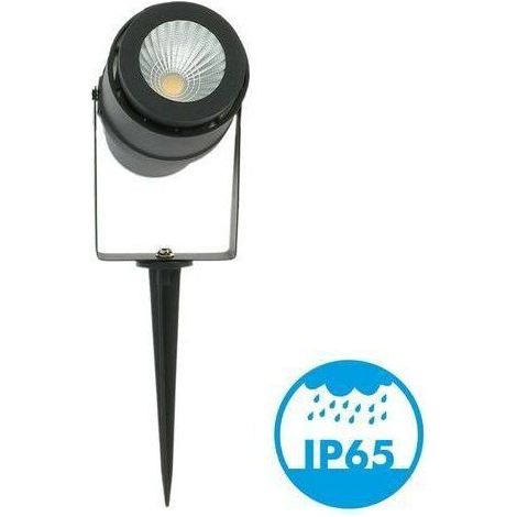 Spot piquet de Jardin LED 12W Noir 720 LM Température de Couleur: Blanc neutre 4000K (1/4)