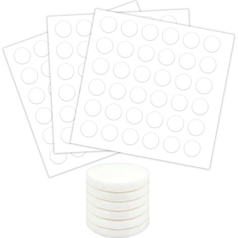 150 Pièces Patins pour Meubles 20mm Feutrine Autocollante 2mm Ultra Mince Tampon Chaise Rond Noir Protection Pied de Chaise Anti Rayures pour Parquet Carrelage Table Réduit Le Bruit Fort Adhésif (1/5)