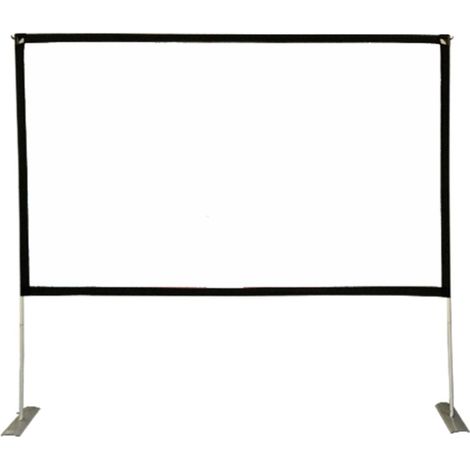Tragbare 100-Zoll-Projektionsleinwand mit Ständer, 16:9-Format, HD, faltbar, für Heimkino im Innen- und Außenbereich sowie Camping.