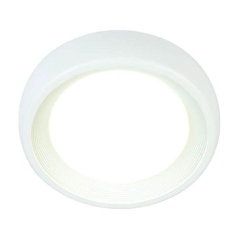 Plafonnier rond 8W Led 4000K ligne loft blanc (1/4)