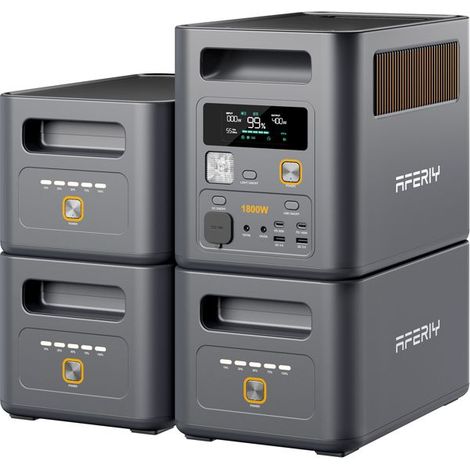 Stromgenerator - AFERIY - P180Pro - 4096Wh - 1800W - LiFePO4