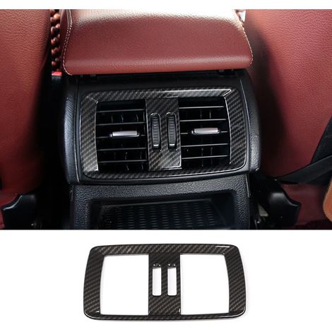 -9 Convient pour BMW X3 F25 2011-2017 - Autocollant décoratif intérieur en fibre de carbone pour panneau de commande central, volant et garniture de porte (1/4)