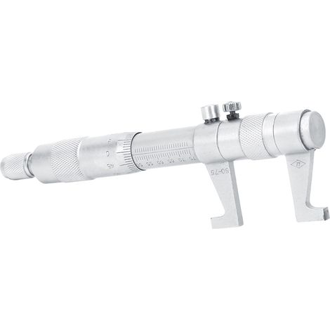 Micromètre d'intérieur en acier inoxydable, outil de mesure de haute précision avec tête en alliage 25‑50 mm/50‑75 mm (1/5)