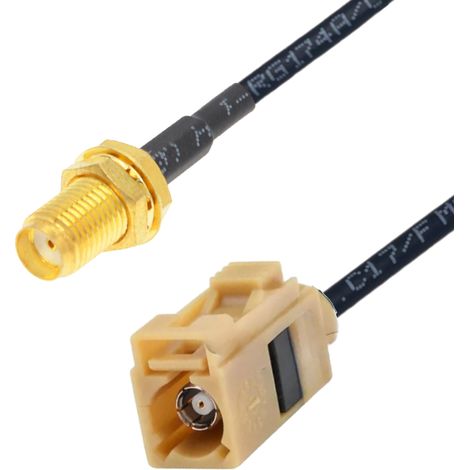 Presa Pigtail Fakra K / presa SMA RG174 3m