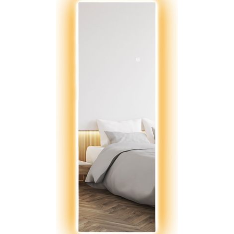 Floor mirror with LED light, Touch Control, 40x120 cm (1/5)
