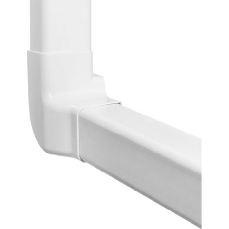 Angolo verticale sinistro canalina condizionamento 80x60 avorio gia vs split 1101-1511-01