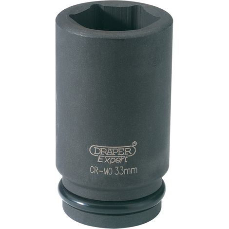 Draper Expert 33mm (1-1/4") 3/4" Square Drive Hi-Torq® 6-Point Deep Impact Socket (Model 11899) (1/5)