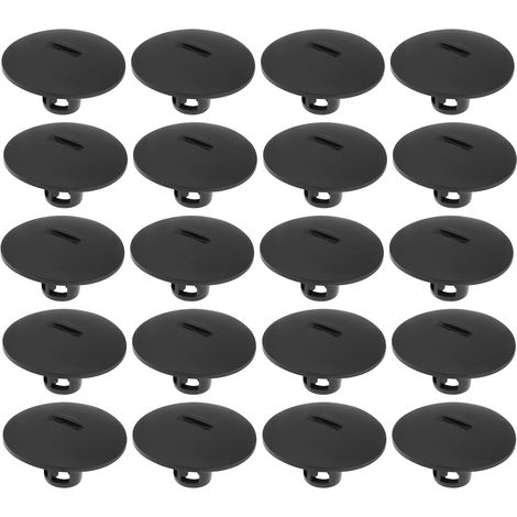 Lot de 20 Clips de Fixation en Plastique pour Pare-Chocs de Voiture Bande de Garniture de Garde-Boue 9112935 Compatible avec Vauxhall Noir (1/5)