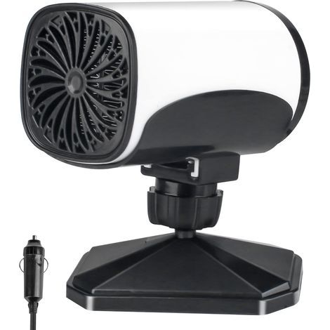 Radiateur soufflant de voiture 24 V 200 W - Portable Dégivreur de voiture - Pour pare-brise de voiture - Dégivreur - Chauffage rapide et refroidissement (1/5)