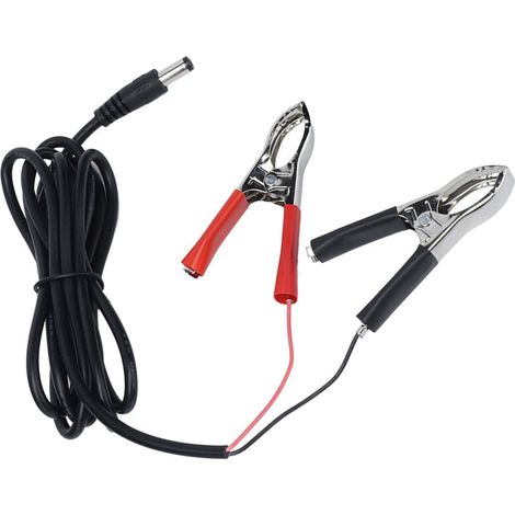 12V-24V Ladekabel mit Krokodilklemmen, 1,5 m für Akku