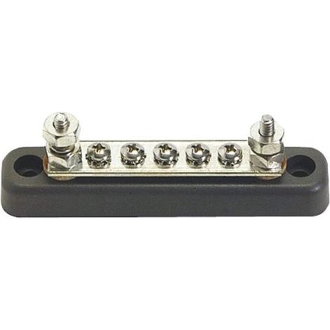 Support Barre Omnibus 2 x 5 mm - Lot de 10 - Cuivre Électrolytique - Fixation Sécurisée - Tableaux Électriques Industriels - 2 x 5 mm
