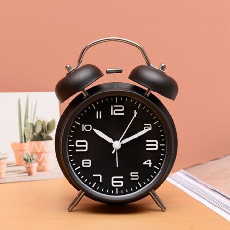 Réveil électronique à LED, réveil double usage pour étudiants, horloge numérique, horloge à température contrôlée par le son. (1/2)