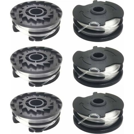 Set of 6 replacement thread spools for LIDL Parkside PRTA 20-Li A1, B2, C3, PRT 550 A1, A3, PRT 300 A1 YMYNY