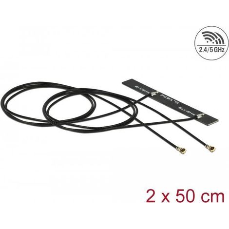 antena de red delock 89933 ganancia 5 dBi frecuencia 2.4-5.85 GHz